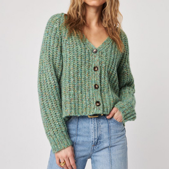 Hawkins Cardigan | Sage Embers