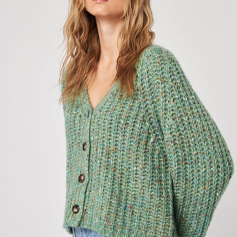 Hawkins Cardigan | Sage Embers