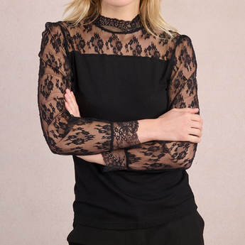 Black Lace Top