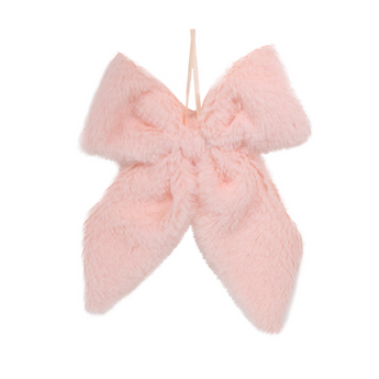Pink Faux Fir Bow