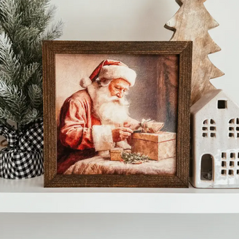 Santa Claus Christmas Sign