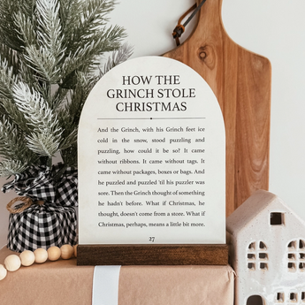 Grinch Christmas Mini Sign