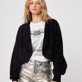 Emmer Cardigan | Galaxy Black