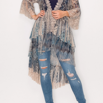 Lace Cardigan Duster