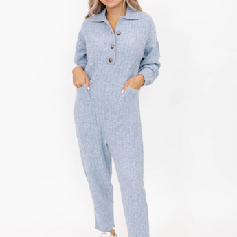 Florence Cable Knit Jumpsuit