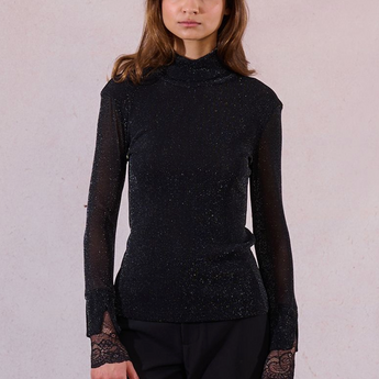 Black Shimmer Top