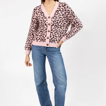 Leopard Cardigan | Smash + Tess
