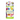 A cylindrical package of Peter Palier Press Dual-Tip Coloring Markers, featuring a white background decorated with colorful watercolor flowers and green bands.