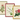 Three vintage-style botanical paper cards or notebooks fanned out on a white background, labeled Journal, Sketch, and Notes, with illustrated flowers and scalloped borders.