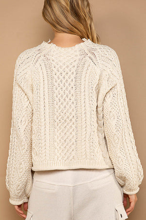 Pearl Button Sweater