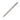A sleek, minimalist retractable pen in a matte light gray finish, shown diagonally on a solid white background.