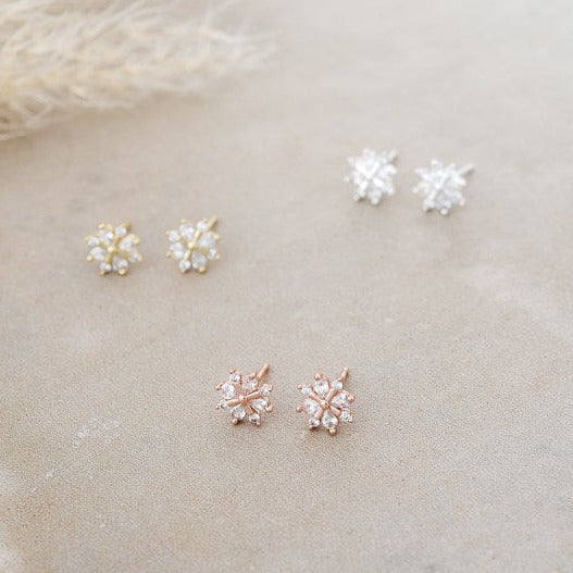 Snow Crystal Studs