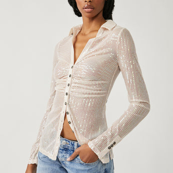 Sequin Shirt - Free People