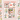 Sheet of nature-themed stickers with illustrations of plants, flowers, and landscapes on a patterned background.