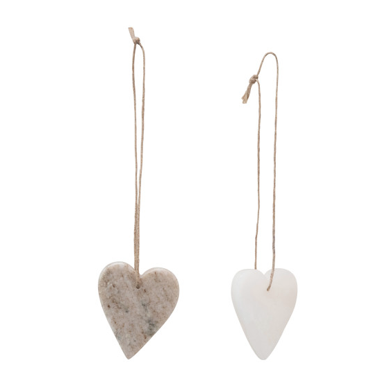 Marble Heart Ornament