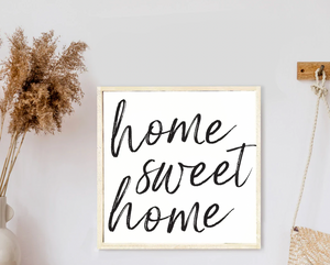 Home Sweet Home | Wooden Sign