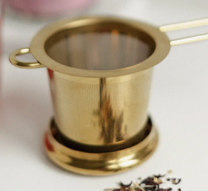 Gold Goddess Tea Strainer