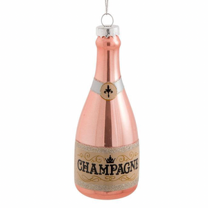 Pink Champagne Ornament