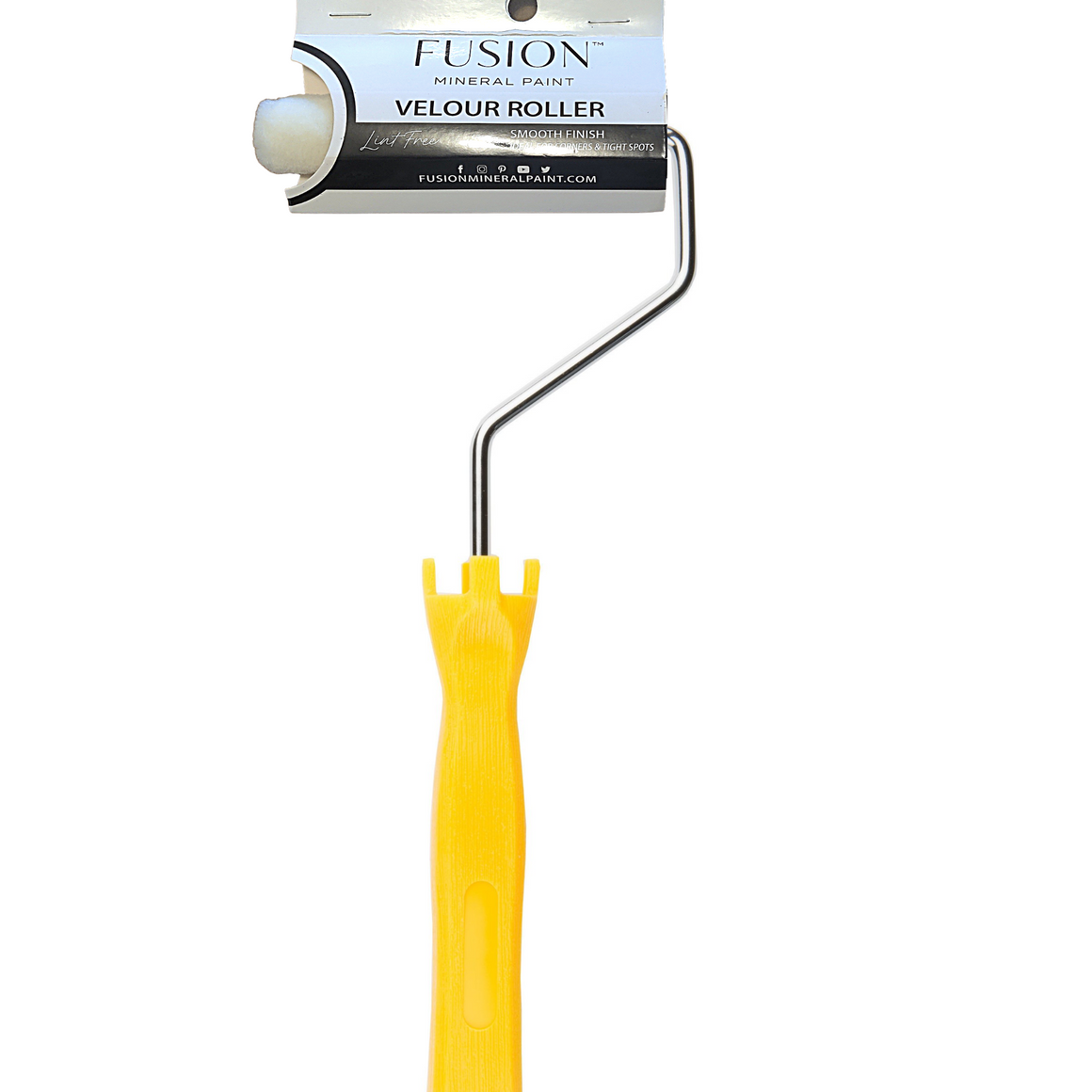 4" Woven Wool Roller W/ Handle & Wool Roller Refills