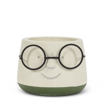 Planter With Glasses