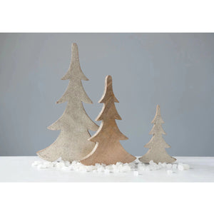 Glitter Wood Trees