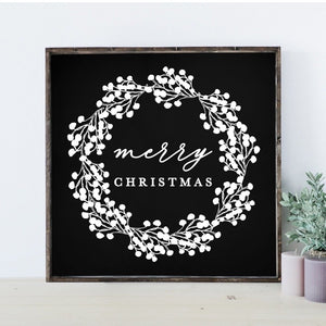 Merry Christmas | Wooden Sign