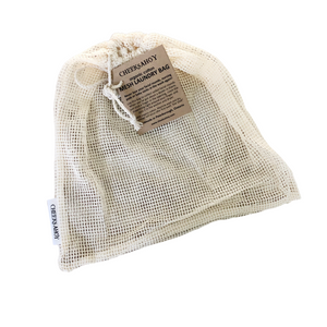 Organic Cotton Mesh Laundry Bag